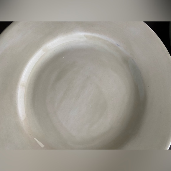 Set 2 POTTERY BARN Mexico SAUSALITO Dinner Plates 12” CHOICE Ivory Green Spice - Picture 6 of 14